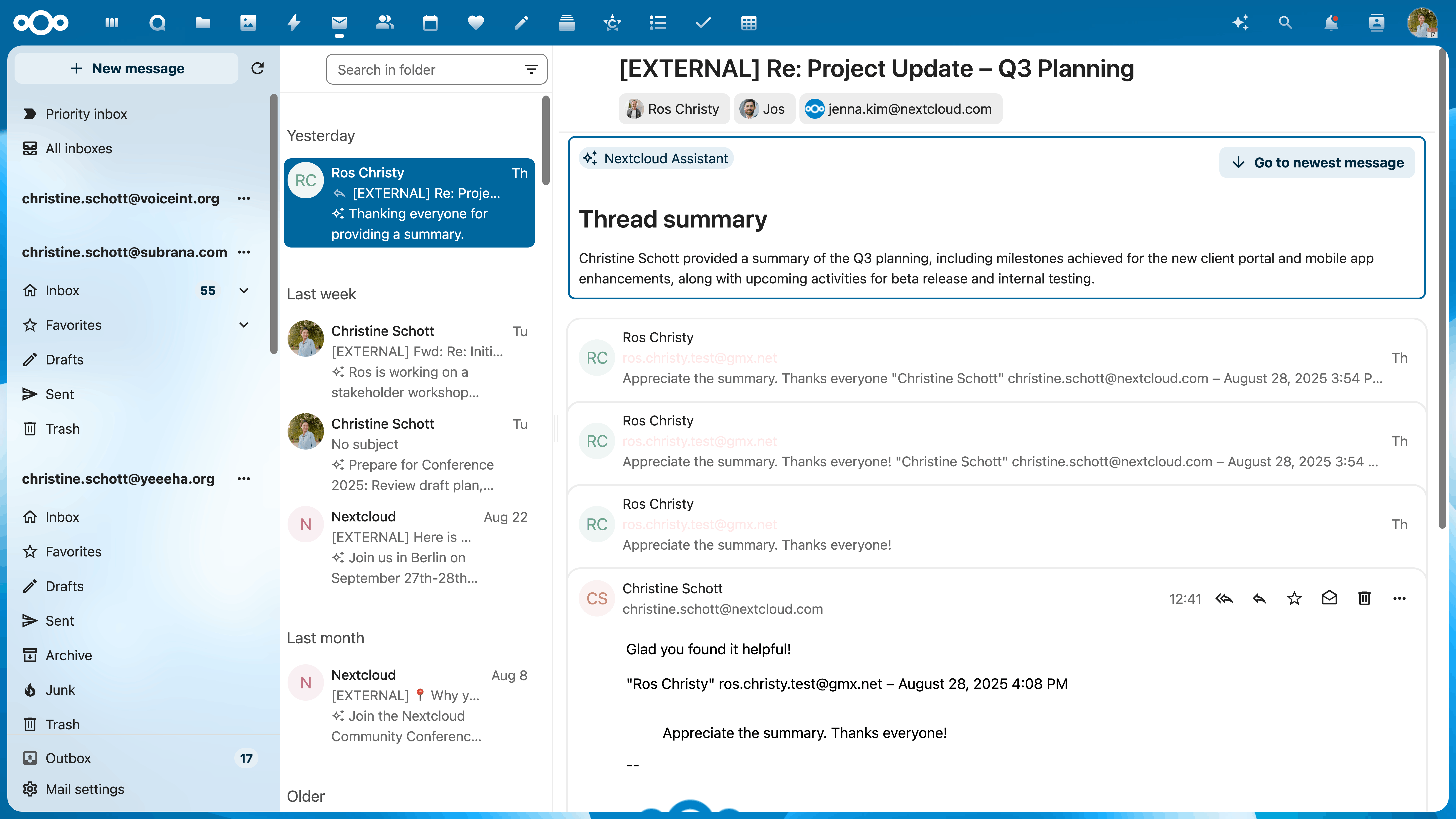 Nextcloud Groupware