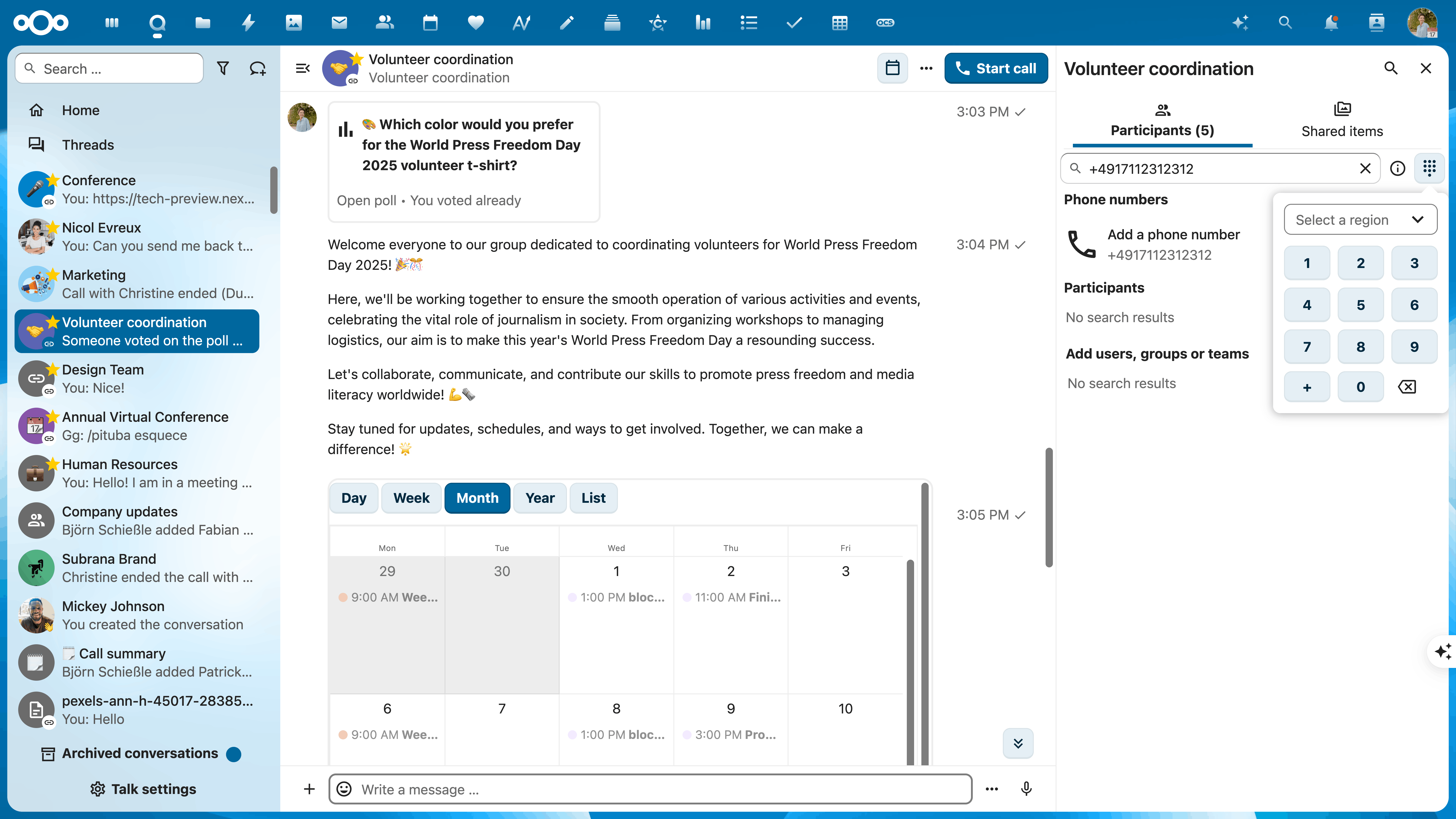 Nextcloud Talk